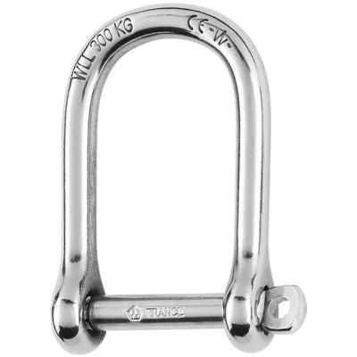 Wichard Marine 01264 - Wichard Self-Locking Large Opening Shackle - 8mm Diameter - 