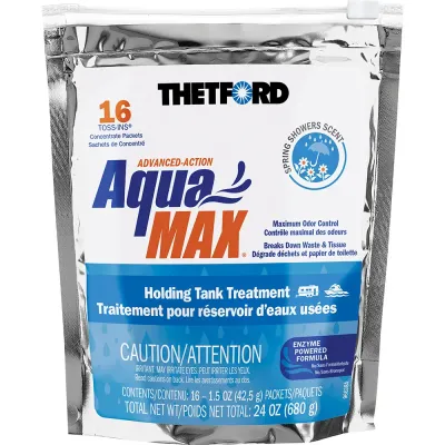 Thetford Marine 96631 - Thetford AquaMax 16 Toss-Ins Holding Tank Treatment - Fresh 