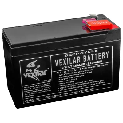 Vexilar V100 - Vexilar 12V9 AMP Battery with Safety Fuse Holder