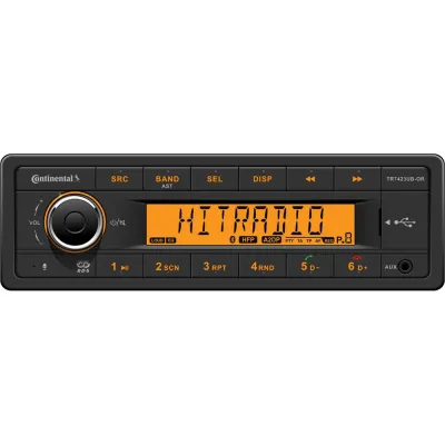 Continental Manufacturing Company TR7423UB-OR - Continental 24V Stereo with Bluetooth and USB Interface