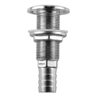 Attwood Marine 66547-3 - Attwood 34 Stainless Steel Thru-Hull Barbed Fitting