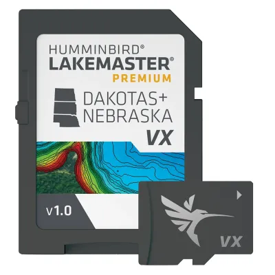 Humminbird 602001-1 - Humminbird LakeMaster VX DakotaNebraska Premium Mapping