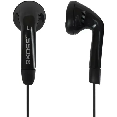 Koss 192807 - Koss KE5k Black Earbuds with Comfortable Fit