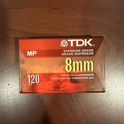 TDK 5268058 - HS120 8mm High Standard Video Cassette Tape