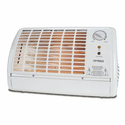 OPTIMUS H-2210A - H-2210A Portable Fan Forced Radiant Heater with Thermostat