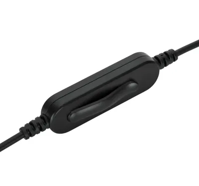 Targus AEH102TT - Wired Stereo Headset - Black with Inline Microphone