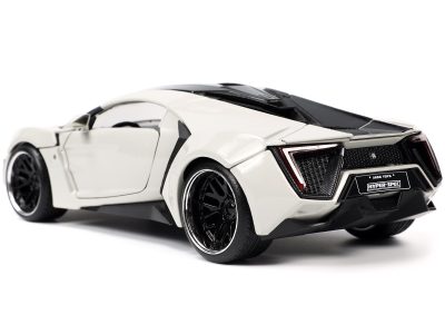 Jada Toys 32947 - Lykan Hypersport Gray and Black Hyper-Spec Series 124 Diecas