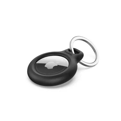Belkin F8W973BTBLK - AirTag Secure Holder with Key Ring - Black