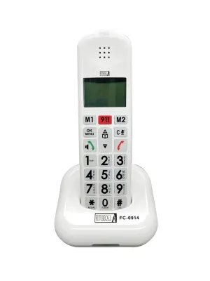 Future-Call FC-0914 - 40dB Cordless Amplified Phone for Hearing Impaired