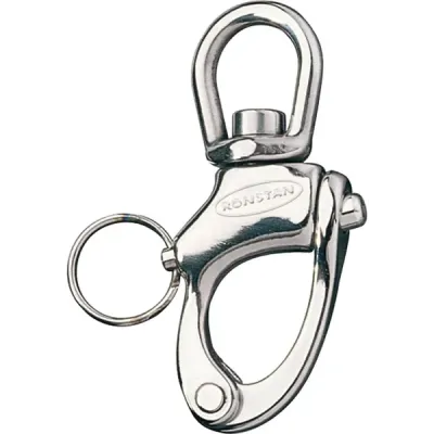 Ronstan RF5120 - Heavy Duty Large Snap Shackle with Swivel Bail - 73mm