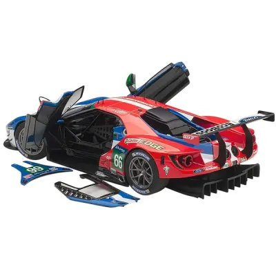 Autoart 81610 - Ford GT 66 B. Johnson - S. Mucke - O. Pla Le Mans (2016) 118