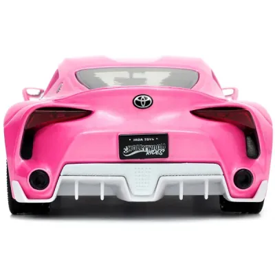 Jada Toys 33224 - Toyota FT-1 Concept Pink Metallic and Pink Ranger Diecast Fi