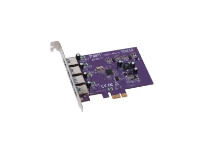 SONNET TECHNOLOGIES USB3-4PM-E - ALLEGRO TYPE A USB 3.2 5GBPS 4-PORT PCIE CARD