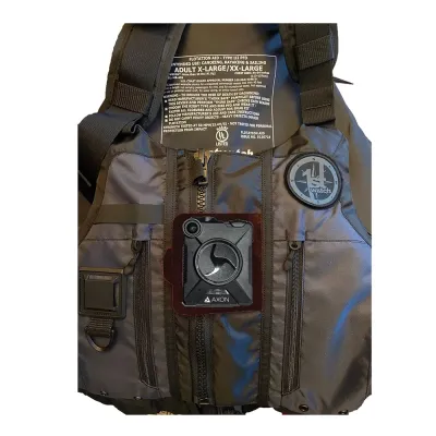 First Watch BCF-AV1000 - AV-1000 Duty PFD Body Cam Attachment Flap - Black