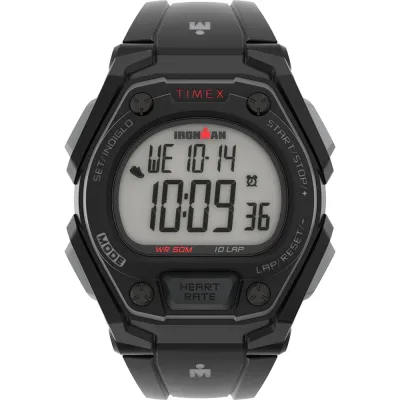 Timex TW5M49500 - Timex Mens Ironman Classic wActivity & HR - Black