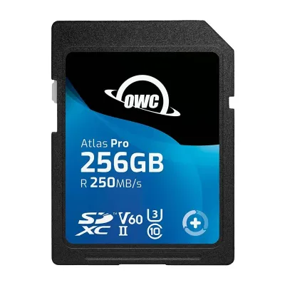 OWC OWCSDV60P0256 - OWC, 256GB Atlas Pro, SDXC V60 UHS-II Memory Card