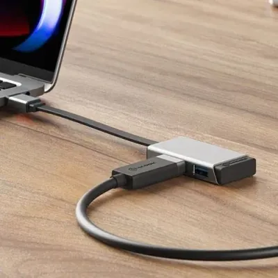 ALOGIC ULCHDA-SGR - ALOGIC MAGFORCE DUO 2-IN-1 ADAPTER (USB-C TO HDMI + USB-A )