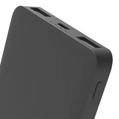 DigiPower IE-PB10-BK - 10,000mAh Power Bank with Dual USB Ports - Black