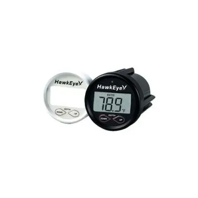 HawkEye DT2BX-TM - HawkEye DepthTrax 2BX In-Dash Digital Depth & Temp Gauge - T