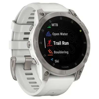 Garmin 010-02582-20 - EPIX GEN 2 WHITE TITANIUM