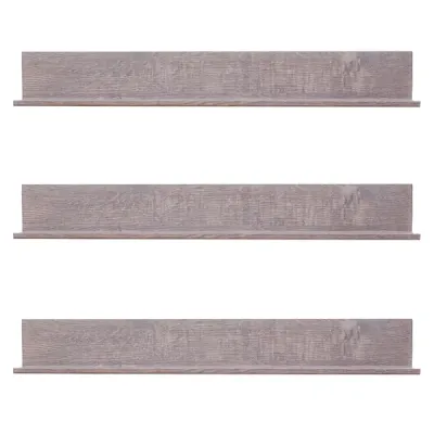 HANGMAN PL3K-16-BW - 3PK 16IN PHOTO LEDGE BWD