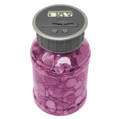 TEACHERS CHOICE DECOINPINKFBA - DGTL COIN BNK SVNGS JAR