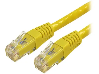 STARTECH C6PATCH6YL - 6FT YELLOW CAT6 ETHERNET CABLE DELIVERS MULTI GIGABIT 12.55G