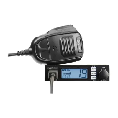 COBRA ELECTRONICS 19MINIAMFM - 19 MINI CB AMFM CB RADIO