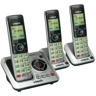 VTECH CS6629-3 - VTech CS6629-3 DECT 6.0 Cordless Phone - Cordless - Corded -