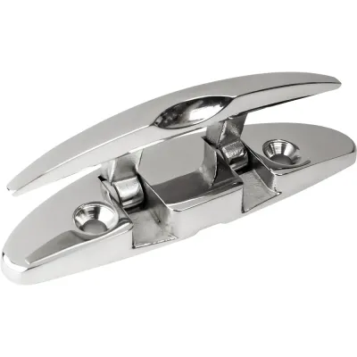 SeaDog 041125-1 - Sea-Dog 5 Polished Stainless Steel Folding Cleat