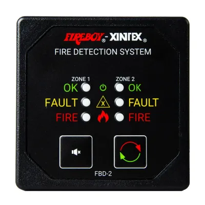 Fireboy-Xintex FBD-2-R - Fireboy Two-Zone Alarm Panel 1224V
