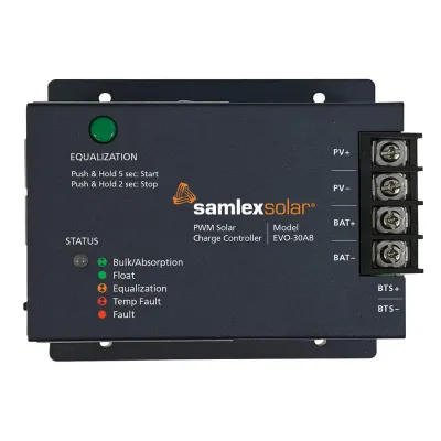 Samlex America EVO-30AB - 30 Amp PWM Solar Charge Controller