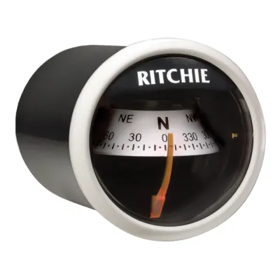 Ritchie X-23WW - RitchieSport X-23WW Dash Mount Compass - WhiteBlack