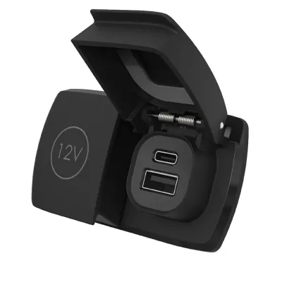 Scanstrut SC-MULTI-F2 - Scanstrut Flip Pro Duo - Dual USB-A & USB-C Charger with 12V