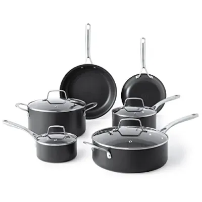 Gibson 129228.1 - Martha Stewart 10pc Nonstick Cookware Set