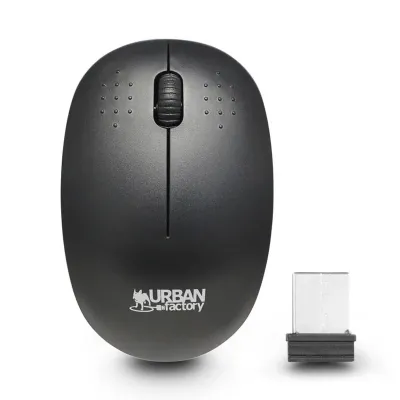 URBAN WMB01UF - Urban Factory Wireless Travel Mouse - 2.4 GHz, Black