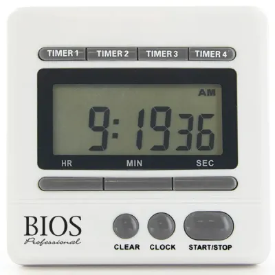 BIOS PROFESSIONAL BMDDT145 - 4IN1 KITCHEN TIMER WHT