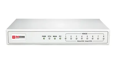 REDSTONE RED-RGW8-4S-4 - Advanced 4 FXSFXO Gateway with High Availability