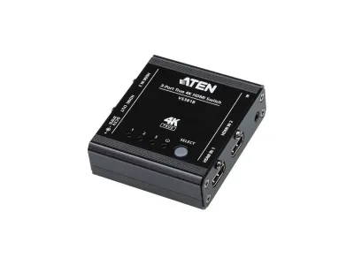 Aten Technologies VS381B - ATEN 3-Port True 4K HDMI Switch with Remote Control