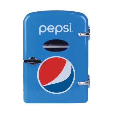 PEPSICO MIS133PEP - PEPSICO 6-can Cooler with Bluetooth Speakers, Blue