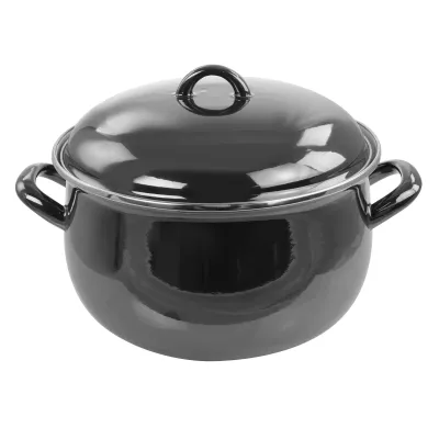 Gibson 129984.02 - Martha Stewart 6.5 Quart Enameled Steel Casserole with Lid i