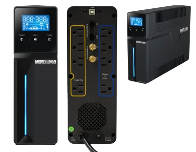 MINUTEMAN ETR550LG - Minuteman 550VA Line Interactive UPS with AVR
