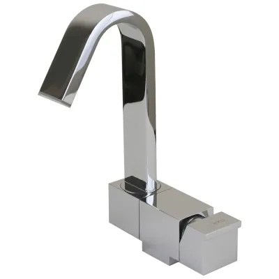 Scandvik 16000 - Geometric Style Folding Mixer - 7.75 Height with Chrome Fini