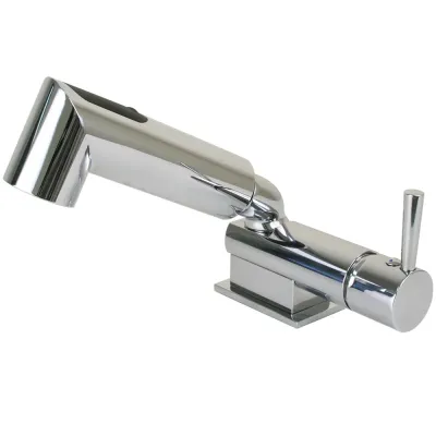 Scandvik 16216 - Compact Chrome Shower and Faucet Mixer with Single Handle