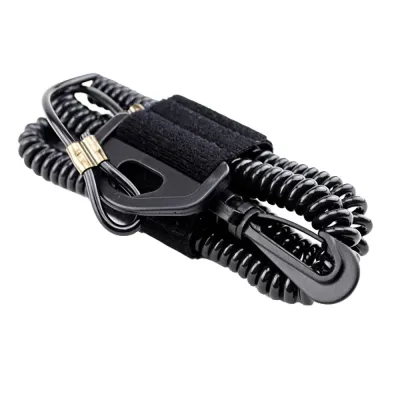 YAKGEAR CPL24 - YakGear Adjustable Coiled Paddle Leash with Swivel Hook