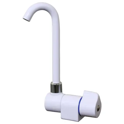 Scandvik 10182P - Scandvik Folding Spout Tall Tap - Powder Coated White