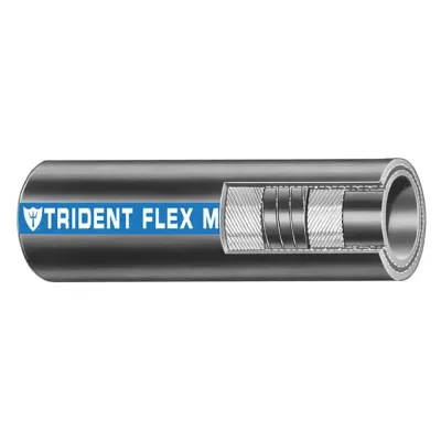 Trident Marine 100-0346-FT - Trident Marine 34 Black Flex Wet Exhaust Hose - Sold by Foot