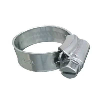 Trident Marine 705-0381 - 316 SS Non-Perforated Worm Gear Hose Clamp - SAE Size 6 - 10