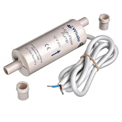 Whale Marine GP1692 - High Flow Inline Electric Galley Pump - 12V Booster