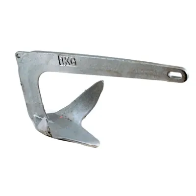 YAKGEAR ABB - YakGear 2.2lb Galvanized Steel Bruce Anchor for Boating